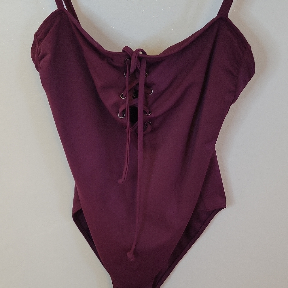 Hollister Purple One-Piece Swimsuit - Picture 2 of 7